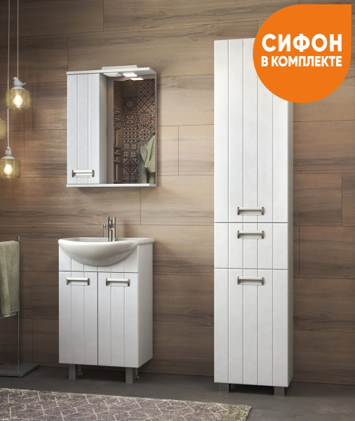 Тумба под раковину напольная VIGO Diana tn.DIA.UYU.50.2D, 50 см. Фото 6