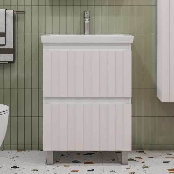 Тумба под раковину напольная VIGO Finlay tn.FIN.COM.60.2Y, 60 см. Фото 4