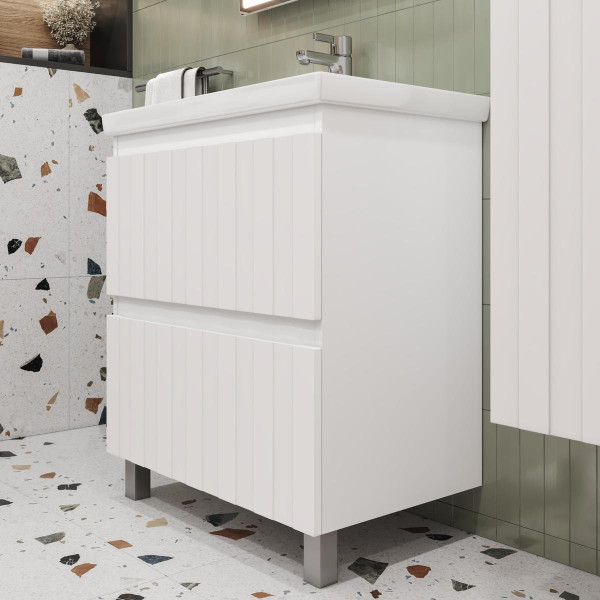 Тумба под раковину напольная VIGO Finlay tn.FIN.COM.70.2Y, 70 см. Фото 5