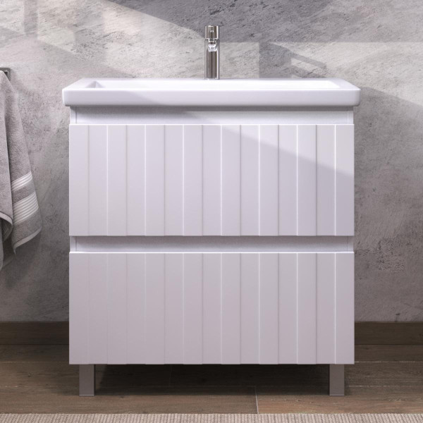 Тумба под раковину напольная VIGO Finlay tn.FIN.COM.80.2Y, 80 см. Фото 4