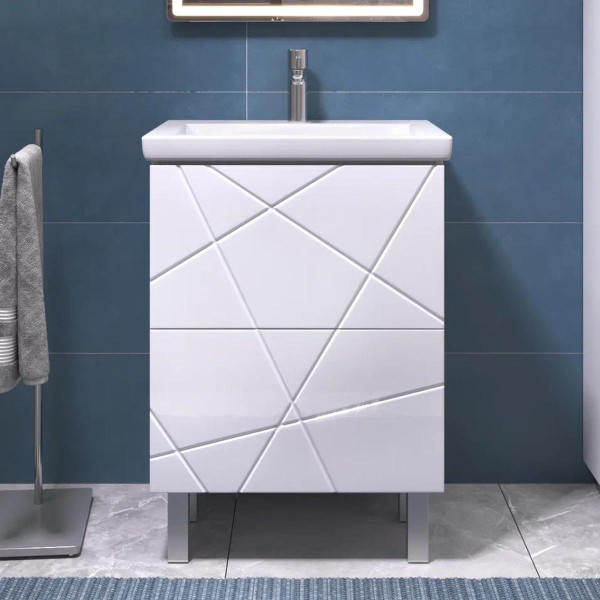 Тумба под раковину напольная VIGO Geometry 015, 60 см. Фото 3