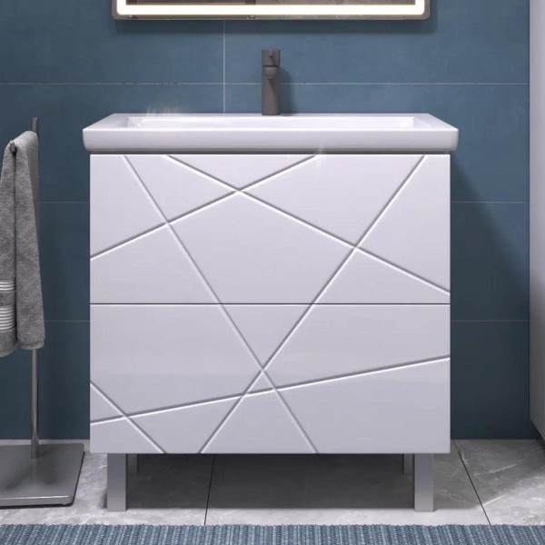 Тумба под раковину напольная VIGO Geometry 025, 80 см. Фото 3