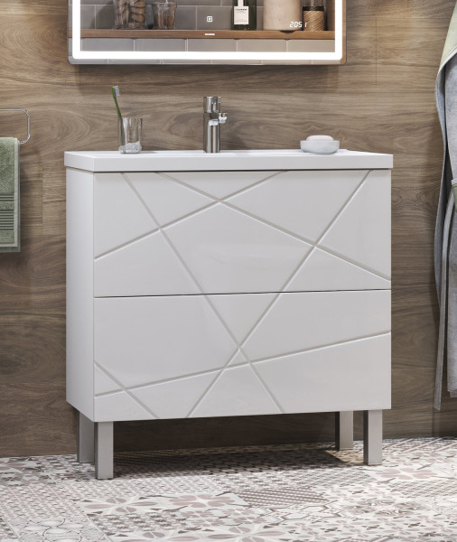 Тумба под раковину напольная VIGO Geometry tn.GEO.9696.80.2Y, 80 см. Фото 3