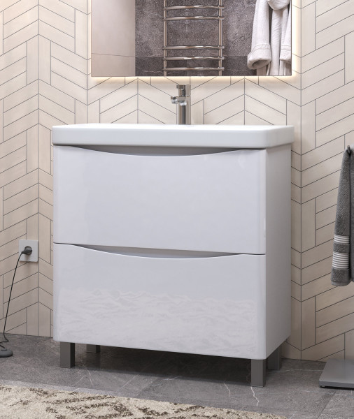 Тумба под раковину напольная VIGO Glem tn.GLE.9595.70.2Y, 70 см. Фото 3