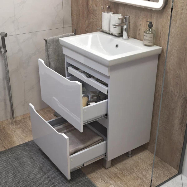 Тумба под раковину напольная VIGO Grani 201, 60 см. Фото 4