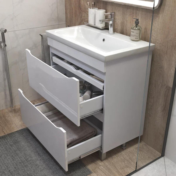 Тумба под раковину напольная VIGO Grani 203, 80 см. Фото 4