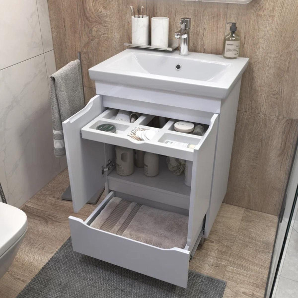 Тумба под раковину напольная VIGO Grani 284, 60 см. Фото 4