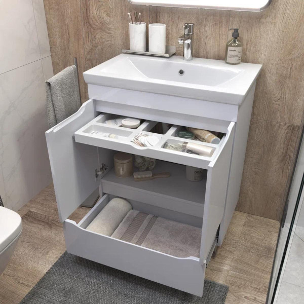 Тумба под раковину напольная VIGO Grani 285, 70 см. Фото 4