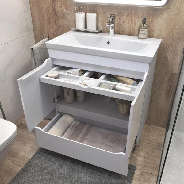 Тумба под раковину напольная VIGO Grani 286, 80 см. Фото 4