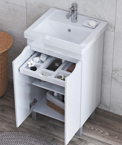 Тумба под раковину напольная VIGO Grani tn.GRI.FOS.50.2D, 50 см. Фото 4