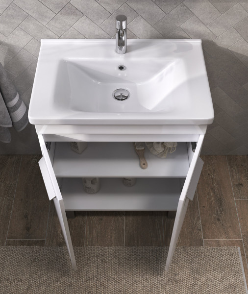 Тумба под раковину напольная VIGO Nova tn.NOV.MIR.60.2D, 60 см. Фото 4