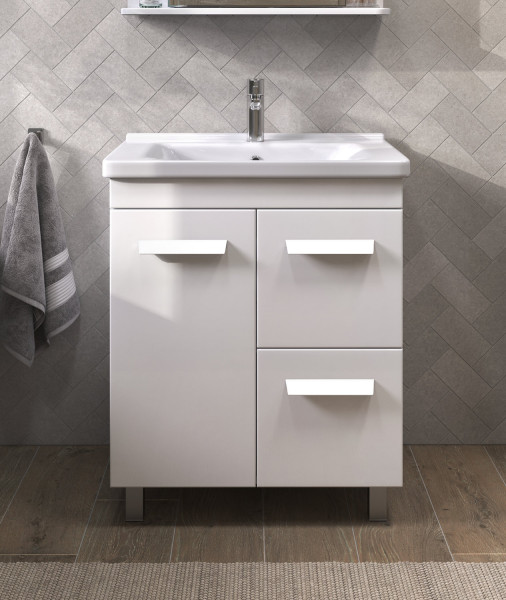 Тумба под раковину напольная VIGO Nova tn.NOV.MIR.70.1D.2Y, 70 см. Фото 6