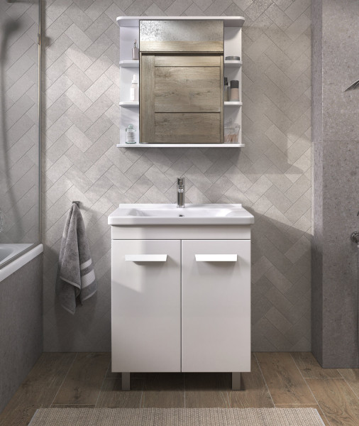 Тумба под раковину напольная VIGO Nova tn.NOV.MIR.70.2D, 70 см. Фото 6