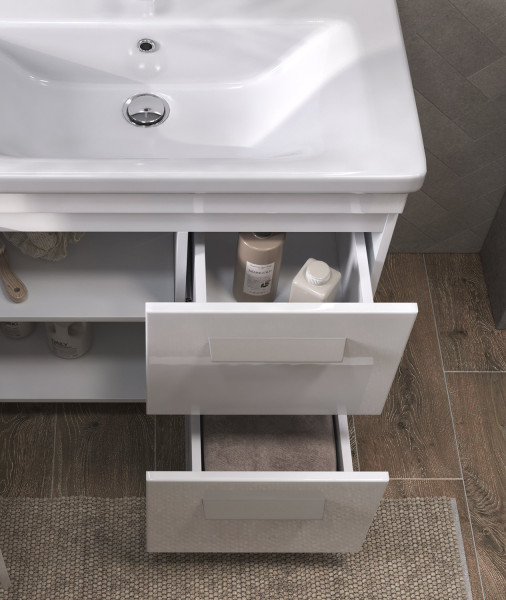 Тумба под раковину напольная VIGO Nova tn.NOV.MIR.80.1D.2Y, 80 см. Фото 4