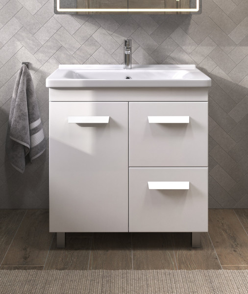 Тумба под раковину напольная VIGO Nova tn.NOV.MIR.80.1D.2Y, 80 см. Фото 6