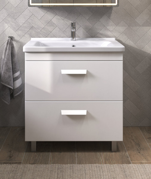 Тумба под раковину напольная VIGO Nova tn.NOV.MIR.80.2Y, 80 см. Фото 3