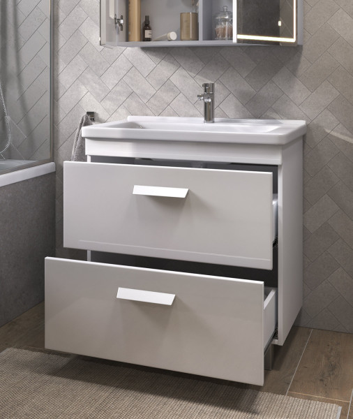 Тумба под раковину напольная VIGO Nova tn.NOV.MIR.80.2Y, 80 см. Фото 4