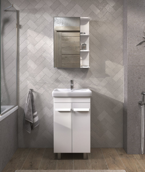 Тумба под раковину напольная VIGO Nova tn.NOV.TIG.50.2D, 50 см. Фото 6