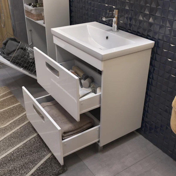 Тумба под раковину напольная VIGO Plaza 024, 60 см. Фото 5