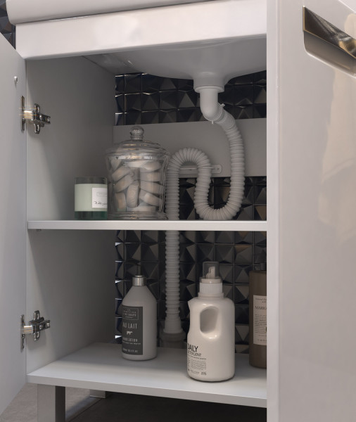 Тумба под раковину напольная VIGO Plaza tn.PLA.COM.60.2D, 60 см. Фото 5