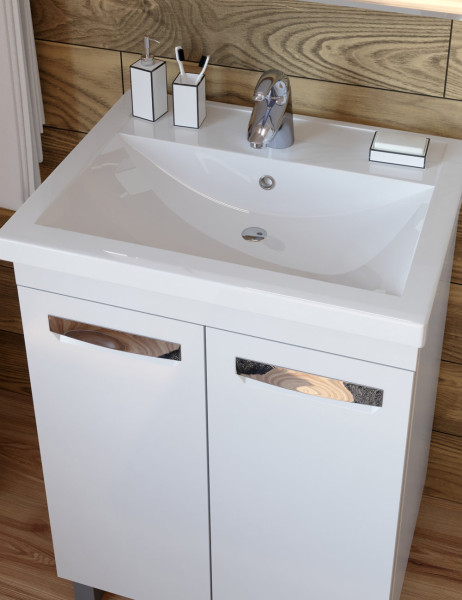 Тумба под раковину напольная VIGO Plaza tn.PLA.FOS.60.2D, 60 см. Фото 4