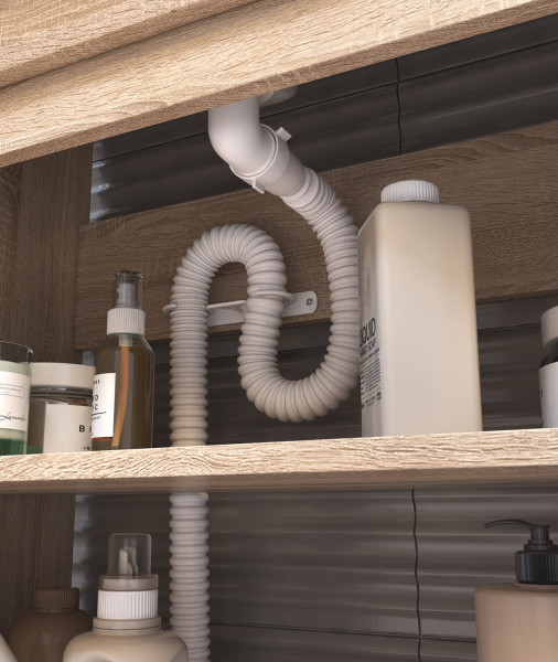 Тумба под раковину напольная VIGO Wing tn.WIN.BAL.70.2D дуб сонома, 70 см. Фото 5