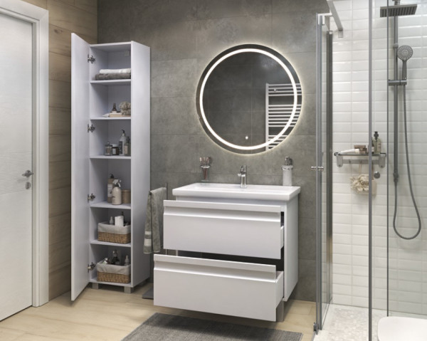 Тумба под раковину напольнаяя VIGO Holly tn.HOL.FOS.80.2Y, 80 см. Фото 3