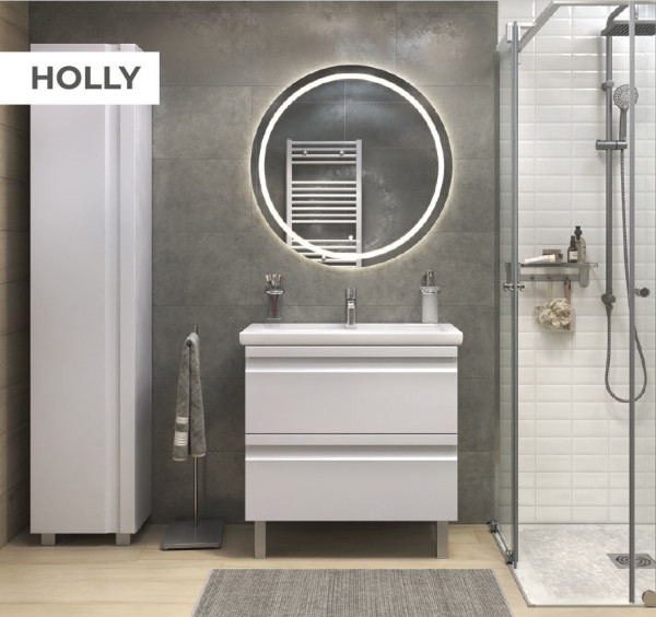 Тумба под раковину напольнаяя VIGO Holly tn.HOL.FOS.80.2Y, 80 см. Фото 4