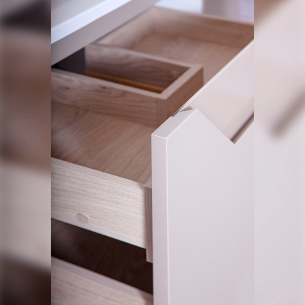 Тумба под раковину подвесная Бриклаер Брайтон бежевый, 60 см. Фото 3