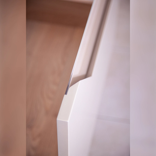 Тумба под раковину подвесная Бриклаер Брайтон бежевый, 60 см. Фото 4