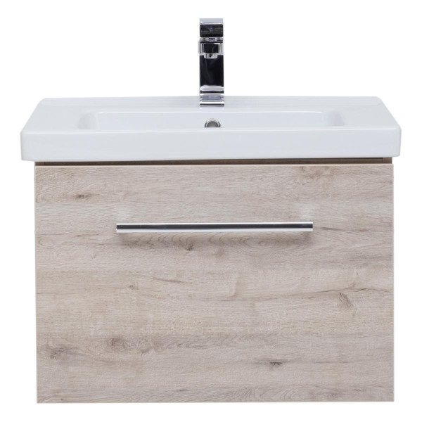 Тумба под раковину подвесная Dreja Big Inn 65 см, дуб кантри. Фото 3