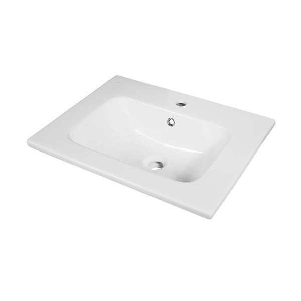 Тумба под раковину подвесная Dreja Gio 60 см, белый. Фото 5