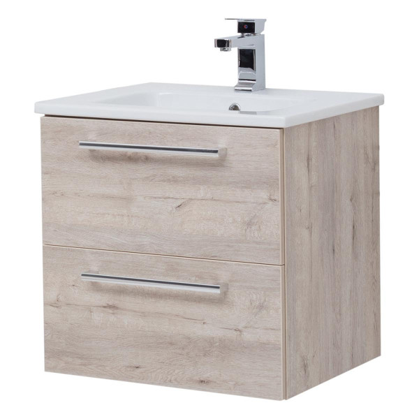 Тумба под раковину подвесная Dreja Gio 60 см, дуб кантри. Фото 1