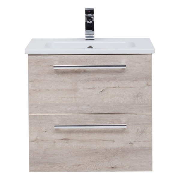 Тумба под раковину подвесная Dreja Gio 60 см, дуб кантри. Фото 3