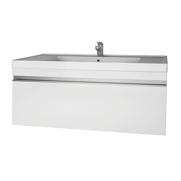 Тумба под раковину подвесная Dreja Grace 90 см, белый. Фото 1