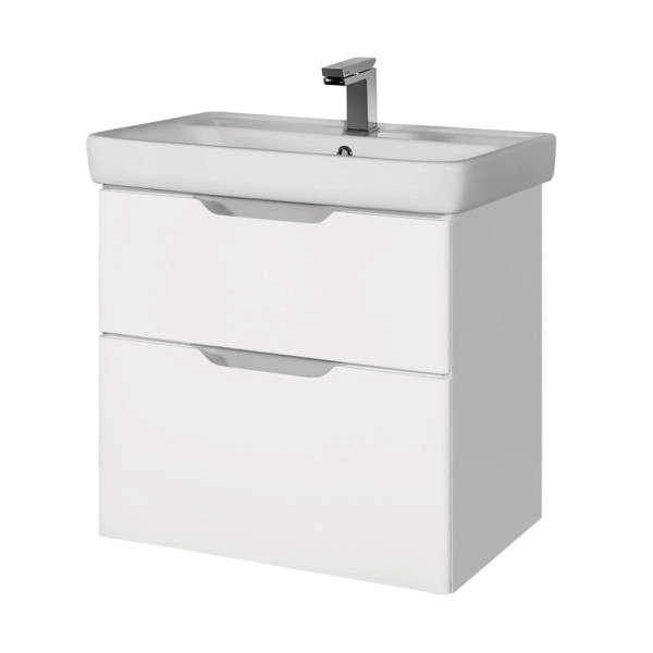 Тумба под раковину подвесная Dreja Q 60 см, белый. Фото 1