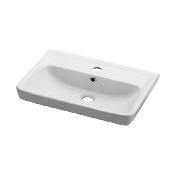 Тумба под раковину подвесная Dreja Tiny 60 см, белый. Фото 4