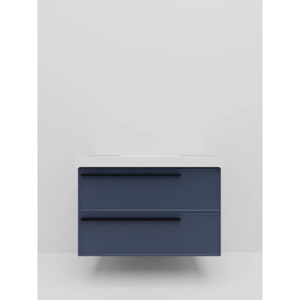 Тумба под раковину подвесная La Fenice Elba TWIN FNC-01-ELB-BG-100-2, синяя. Фото 3