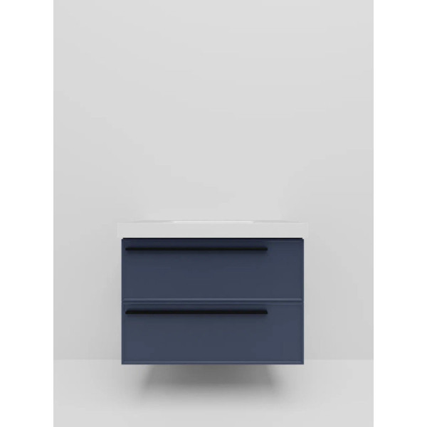 Тумба под раковину подвесная La Fenice Elba TWIN FNC-01-ELB-BG-90-2, синяя. Фото 3