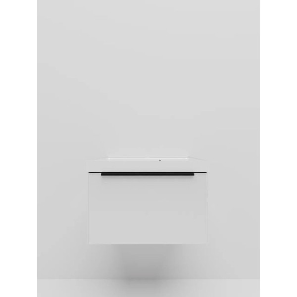 Тумба под раковину подвесная La Fenice SIMPLA FNC-01-SIM-B-60, белая. Фото 3