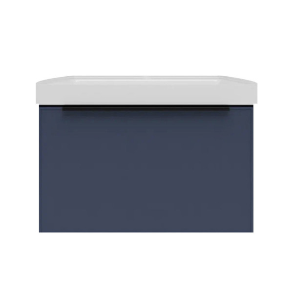 Тумба под раковину подвесная La Fenice SIMPLA FNC-01-SIM-BG-60, синяя. Фото 1