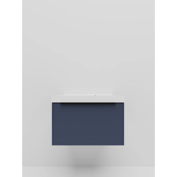 Тумба под раковину подвесная La Fenice SIMPLA FNC-01-SIM-BG-60, синяя. Фото 3