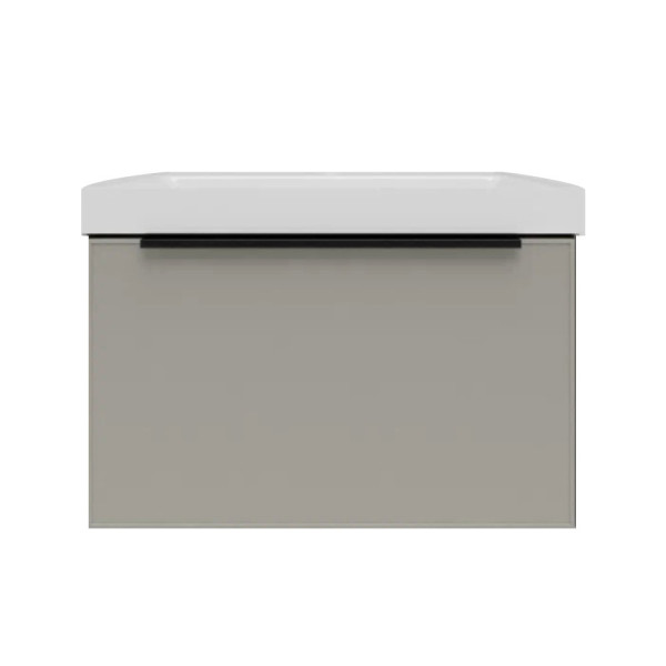 Тумба под раковину подвесная La Fenice SIMPLA FNC-01-SIM-C-60, бежевая. Фото 1