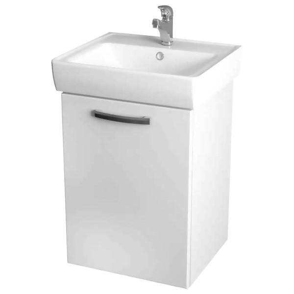 Тумба под раковину подвесная/напольная Dreja Almi 50 см, белый. Фото 1