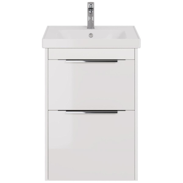 Тумба под раковину подвесная/напольная Dreja Prime 60 см, белый. Фото 3