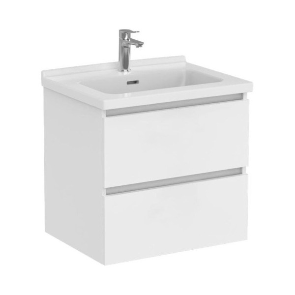 Тумба под раковину подвесная SMARTFLOW SMFL8167A-02, 60 см. белый. Фото 1