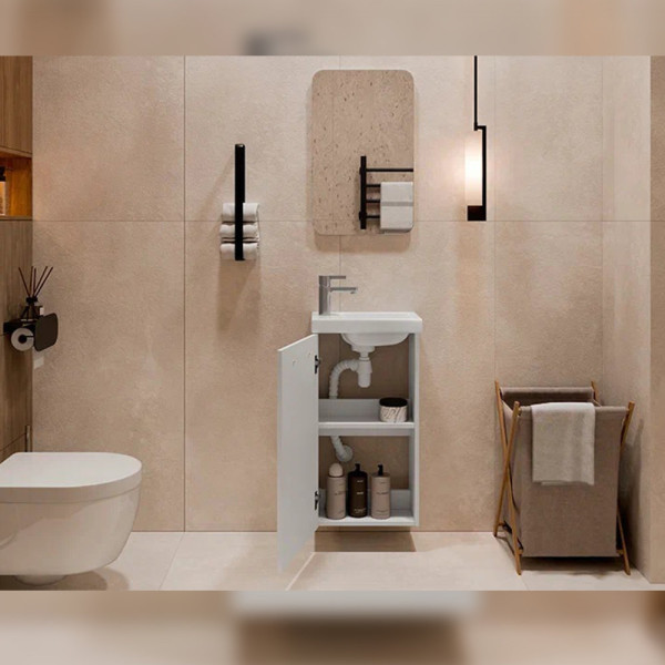 Тумба под раковину подвесная Velvex Estea tp.EST.MOD.40.1D, 40 см. Фото 3