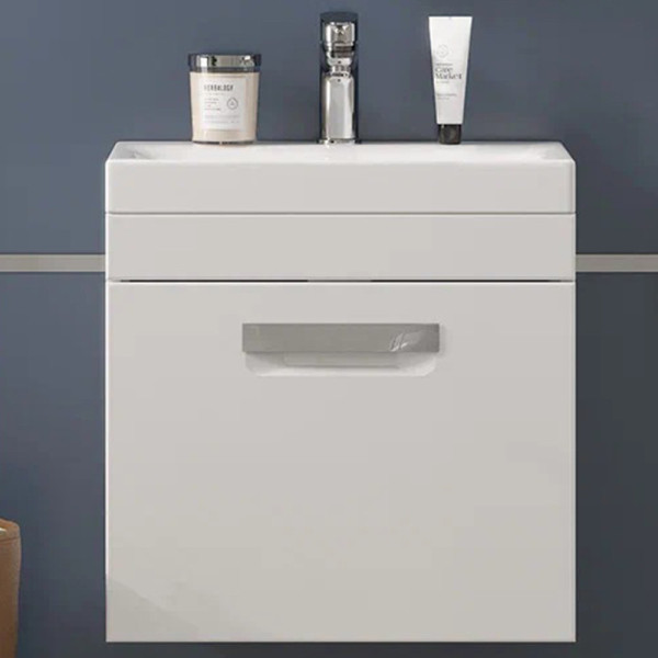 Тумба под раковину подвесная Velvex Estea tp.EST.MOD.50.1Y, 50 см. Фото 1