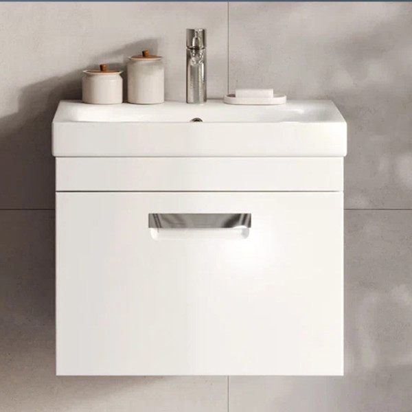 Тумба под раковину подвесная Velvex Estea tp.EST.MOD.60.1Y, 60 см. Фото 1