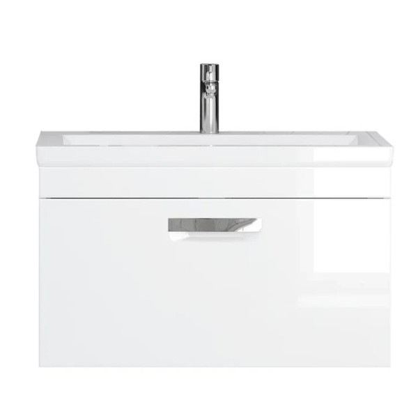 Тумба под раковину подвесная Velvex Estea tp.EST.MOD.80.1Y, 80 см. Фото 1